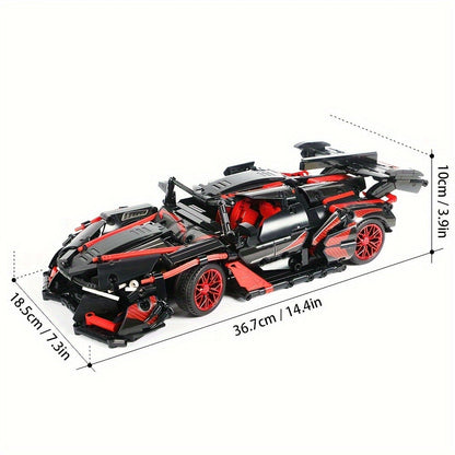 1391PCS Car Building Blocks Kit 1:14 Scale MY88301 – Challenging Adult Model Precision Vehicle Assembly, Desktop Display Ornament Collector