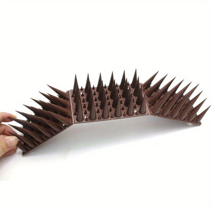 Bird Spikes, 4 Row Fence Balcony Window Sill Ledge for Garden, Yard and Pest Management, with the Listed Configuration