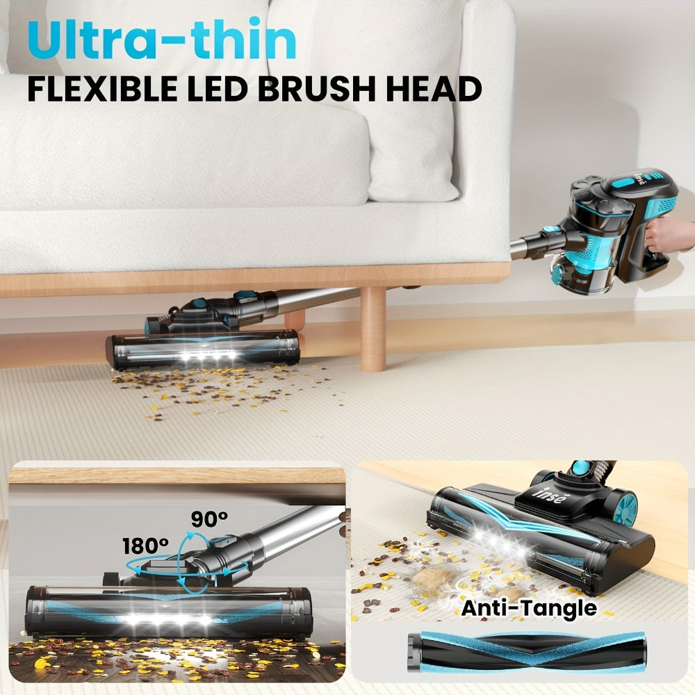 Handheld Vacuum Cleaner Cordless 29KPA Strong Suction for Pet Hair for Entryways, Bedrooms and Living Spaces