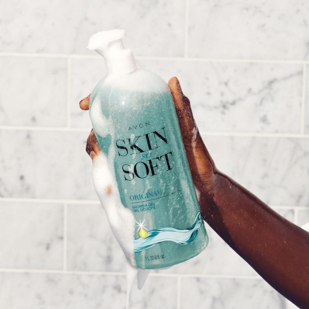 Jojoba Oil Shower Gel 33.8oz 2-Pack - Gentle Cleansing, Softening & Conditioning, Fresh Herbal Scent