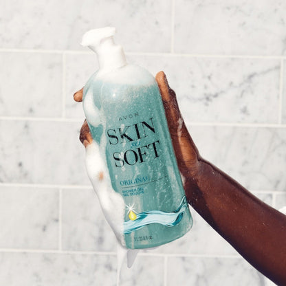 Jojoba Oil Shower Gel 33.8oz 2-Pack - Gentle Cleansing, Softening & Conditioning, Fresh Herbal Scent