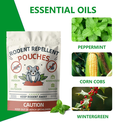 Mouse, Peppermint Pouches Car RV Garage Camper Indoor Outdoor for Garden, Patio and Yard Use