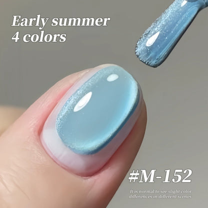 Four-Piece Cat Eye Gel Polish Set in Photo-Frame Bottles with 152, 153, 159 and 132 Color Codes