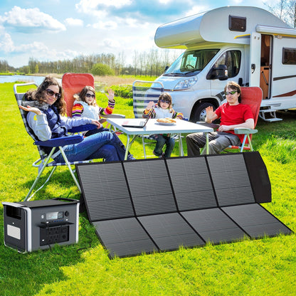 Monocrystalline High Power Solar Panel, 400W/200W/100W Portable Solar Panel, Foldable Solar Blanket