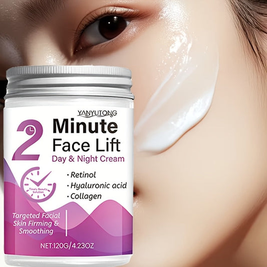 Face Cream Peptide Collagen 120g Formula with Hyaluronic Acid and Lightweight Day or Night Texture