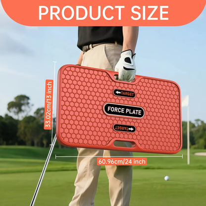 Golf Swing Trainer Balance Board with Weight Transfer Pressure Plate – Beginner Practice Aid for Swing Mechanics