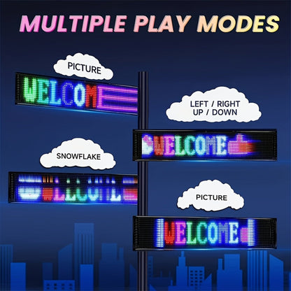 Flexible RGB LED Matrix Light Panel with USB Lead and Phone Controls in Three 4.72-Inch-Wide Size Options