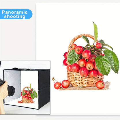 LED Photo Studio Light Box Folding Photography Shooting Tent with 12 Color Backdrops for an Everyday Personal Care Routine