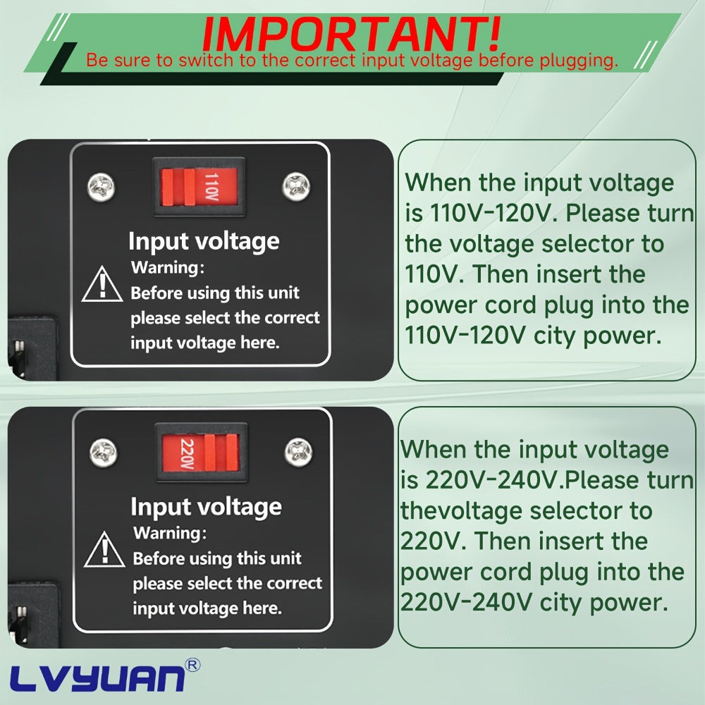 Voltage Converter Transformer 1500W Step Up Step Down - Converts 110V-120V to 220V-240V & Vice Versa