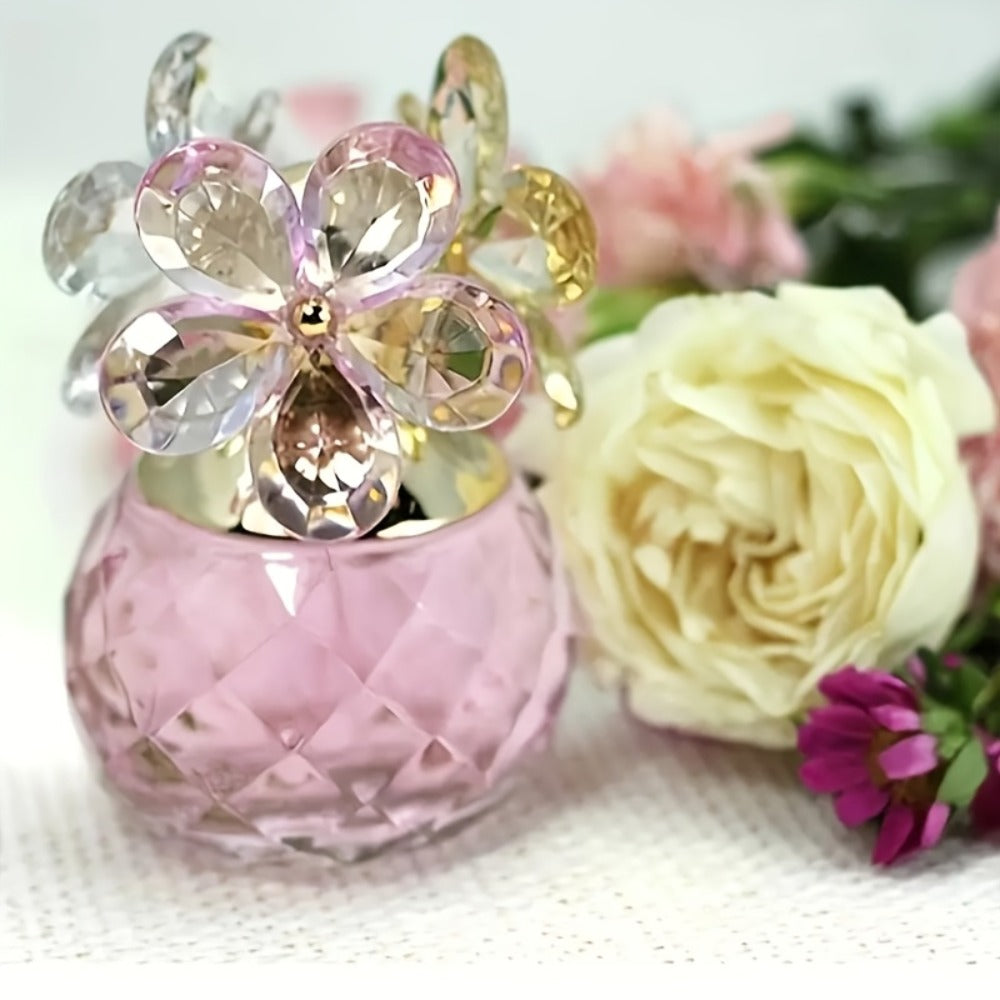 Women's Perfume Refillable Essential Oil Spray 2.03 oz, Citrus, Jasmine, Red Rose & Wood Notes, Floral Fragrance