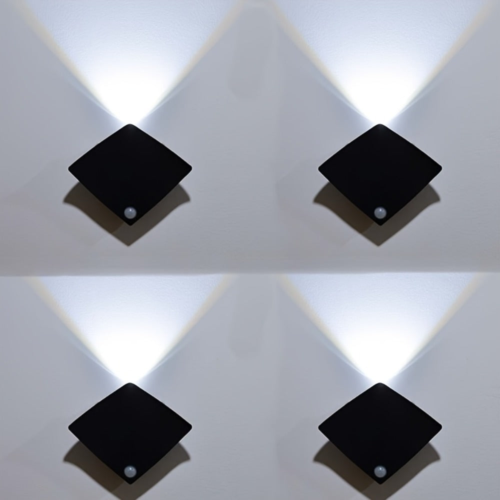 Magnetic LED Motion Sensor Wall Light USB Rechargeable, Wireless Night Light for Hallway, Stairs