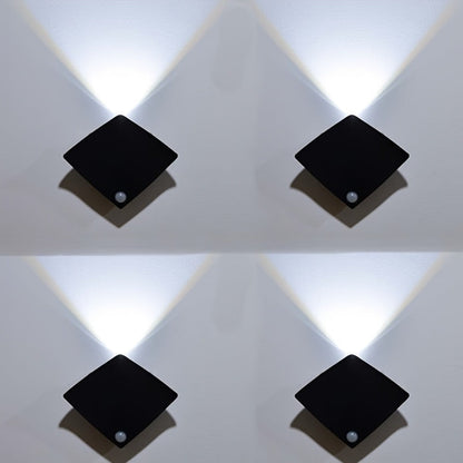 Magnetic LED Motion Sensor Wall Light USB Rechargeable, Wireless Night Light for Hallway, Stairs