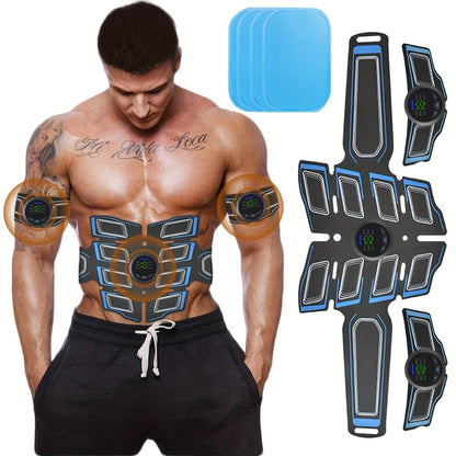 EMS Stimulator Fitness Massage Belt 6 Modes 18 Intensity Levels USB Rechargeable Low Frequency Physiotherapy for Home or Salon Spa Use