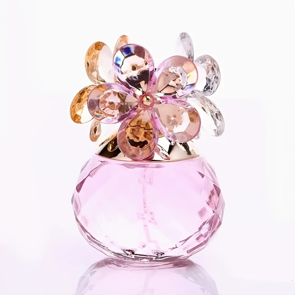 Women's Perfume Refillable Essential Oil Spray 2.03 oz, Citrus, Jasmine, Red Rose & Wood Notes, Floral Fragrance