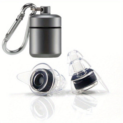 High Fidelity Earplugs for Concerts Musicians 24dB Noise Reduction, Advanced Filter Technology Ear Protection for Music Festivals