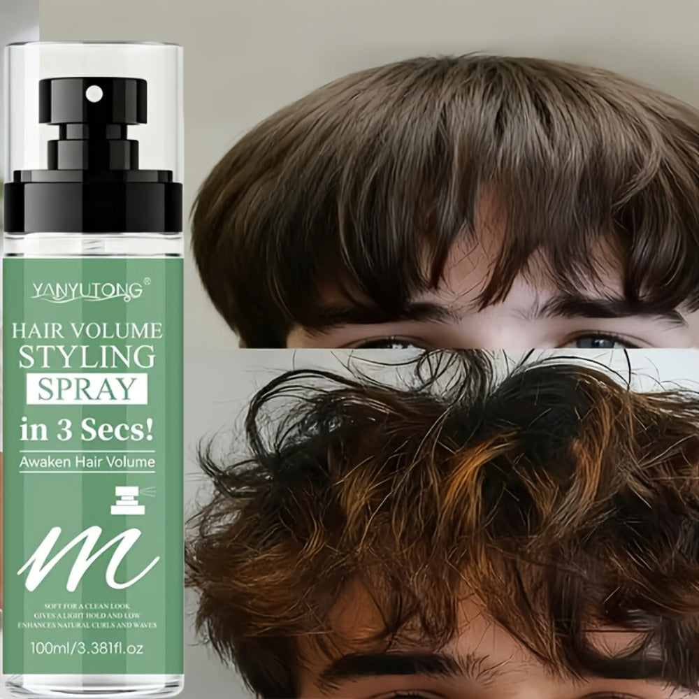 Hair Volumizing Spray 100ml Oil-Free Texturizing Instant Lift & Hold, Non-Irritating Styling Spray for Fine Flat Hair