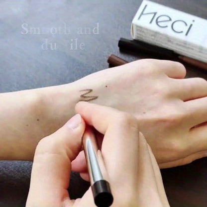 Quick-Dry Brown & Black Gel Eyeliner Pencil 3 Pack Waterproof Smudge-Proof, for Makeup, Travel and Everyday Vanity Use