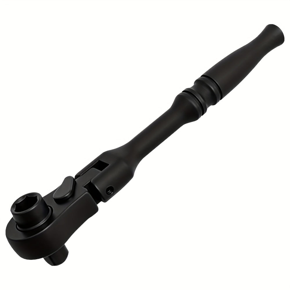 Swivel Head Ratchet Wrench Set – Spring-Loaded Flex Head 1/4" 3/8" 1/2" Drive with Extension Bar, Single or Multi-Pack for Auto & Mechanical
