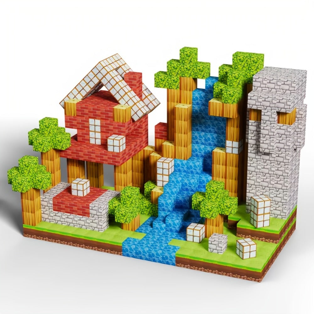 Magnetic Building Blocks Set 130PCS with Magnetic Base with the Listed Color, Size or Set Options for Everyday Use
