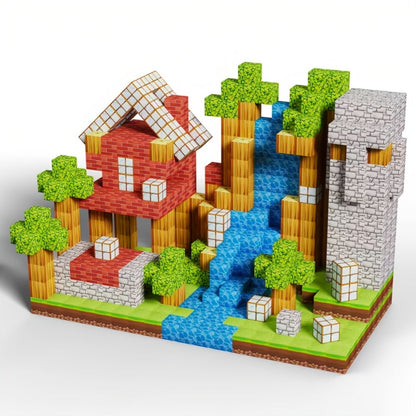 Magnetic Building Blocks Set 130PCS with Magnetic Base with the Listed Color, Size or Set Options for Everyday Use
