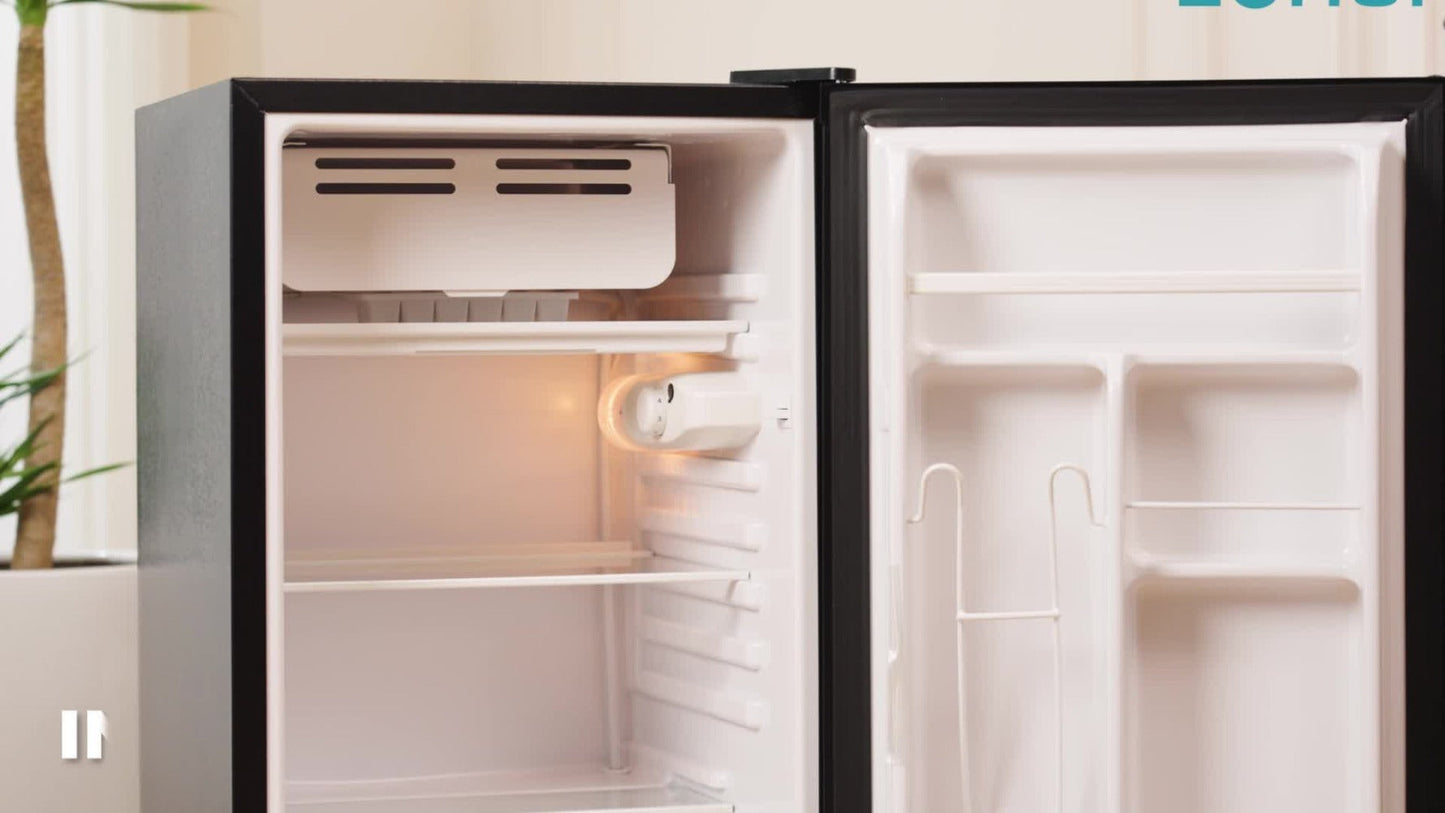 Mini Fridge with Freezer 1.7/3.5 Cu.Ft - Compact Refrigerator with Adjustable Thermostat, Energy Saving