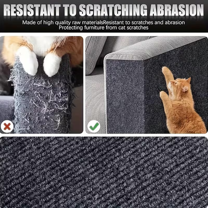 Cat Scratch Mat 55"x15" Trimmable Self-Adhesive Cat Scratching Pad for Furniture Sofa Couch Wall Door Corner Protection