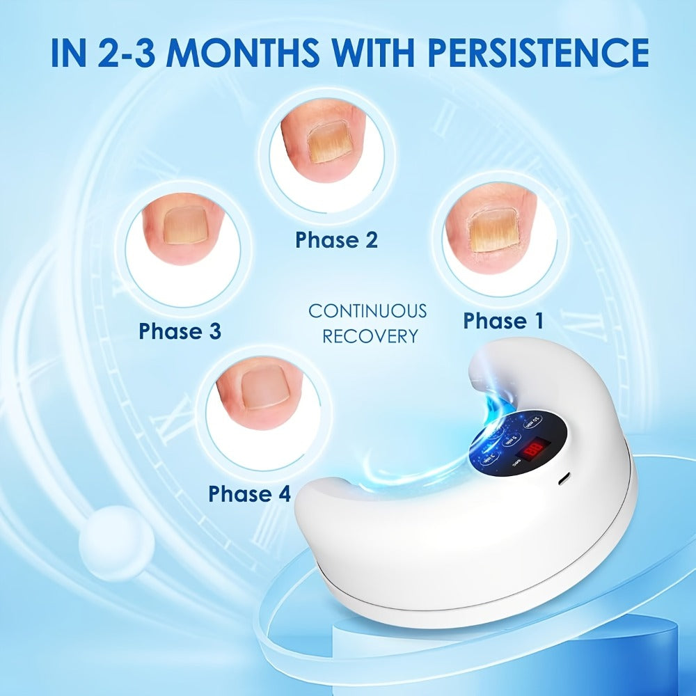 Nail Fungus Light Device FDA Cleared, KTS Toenail Fungus Treatment for Fingernails & Toenails, Damaged