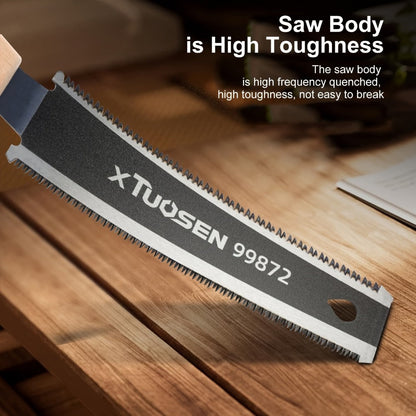 Japanese Pull Saw Set 3-Piece Double-Sided Hand Saw with Fine & Coarse Teeth Flush Cut Tenon Saw for an Everyday Personal Care Routine