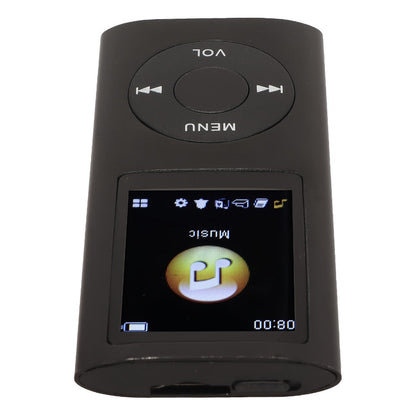 Portable MP3 and MP4 Player with 128GB Card Support, LCD Screen and Six Green, Black, Red, Blue or Silver Models