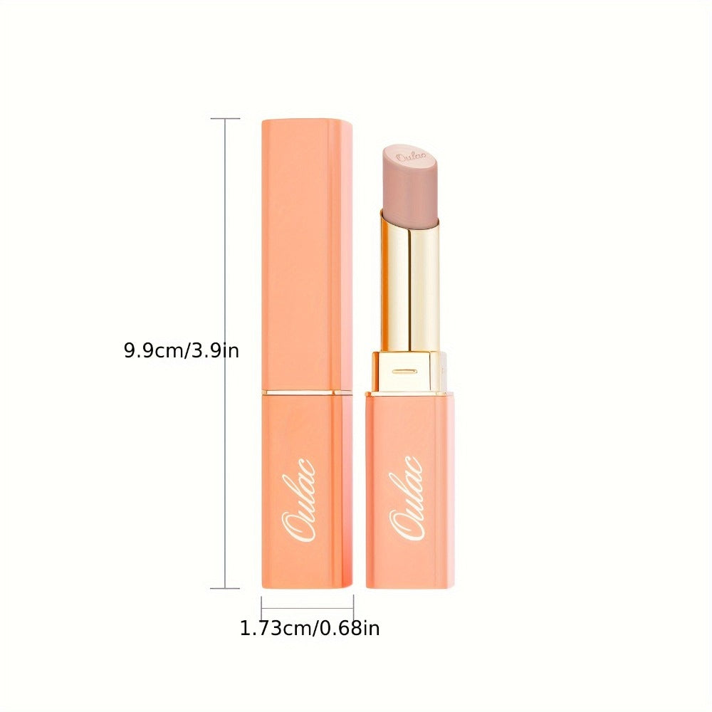 Oulac Nude Satin Lipstick Set 12g Each – Lightweight Moisturizing Full Coverage Cream-to-Satin Formula, Skin-Flattering Nude Lip Color