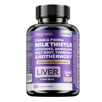 Dietary Supplement Milk Thistle, Turmeric and Dandelion Root Capsules, labeled 24, 000mg Blend