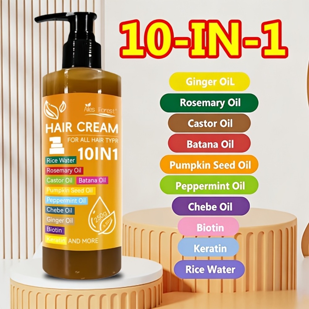 10-in-1 Hair Essence High Permeability Hair Care Film, Batana Rosemary Castor Oil Biotin & Keratin