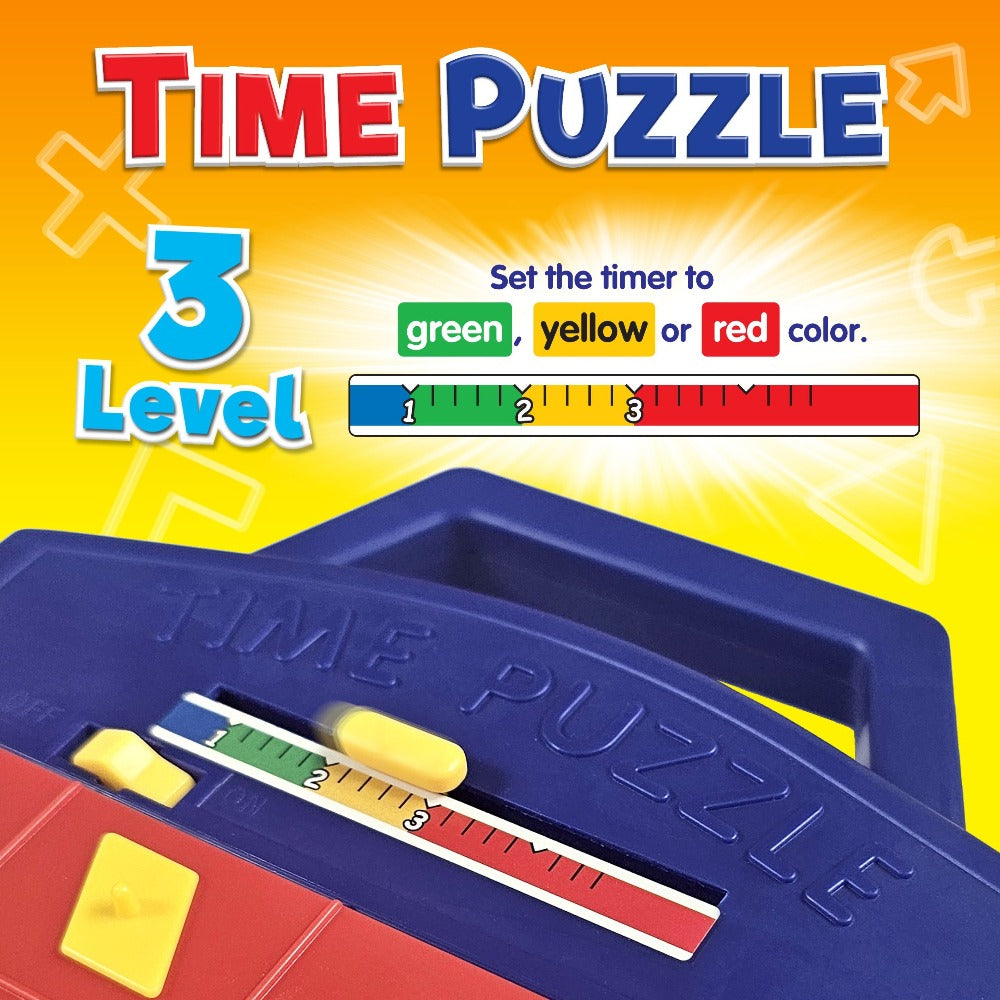 Shape Puzzle Pop-Up Board Game for Kids, Interactive Timer Matching Game with 3 Difficulty Levels