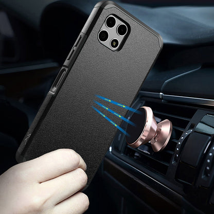 Phone Case Dual-Layer PC and TPU Cover for T-Mobile Revvl 7 5G in Red, Purple, Pink, Black, Gray or Blue
