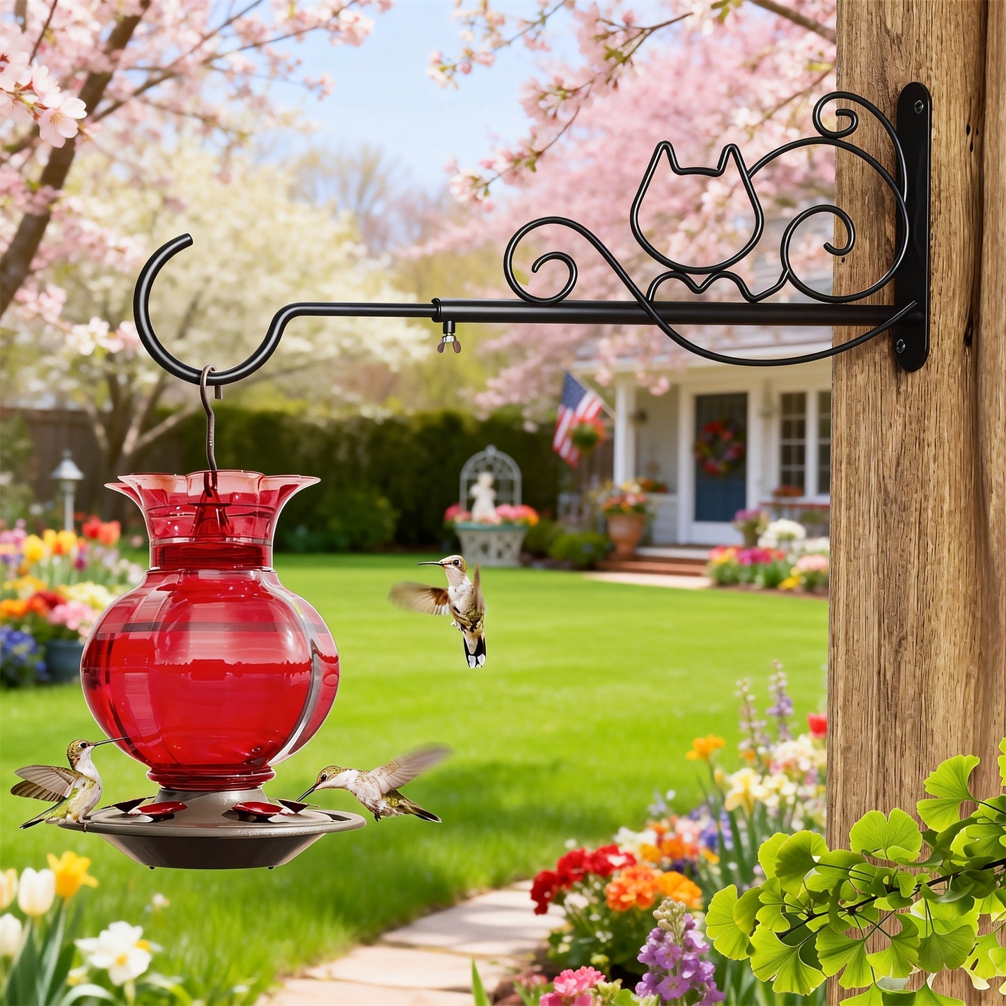 Hummingbird Feeder for Garden, Yard and Pest Management, with the Listed Configuration, for Everyday Use and Organized Storage