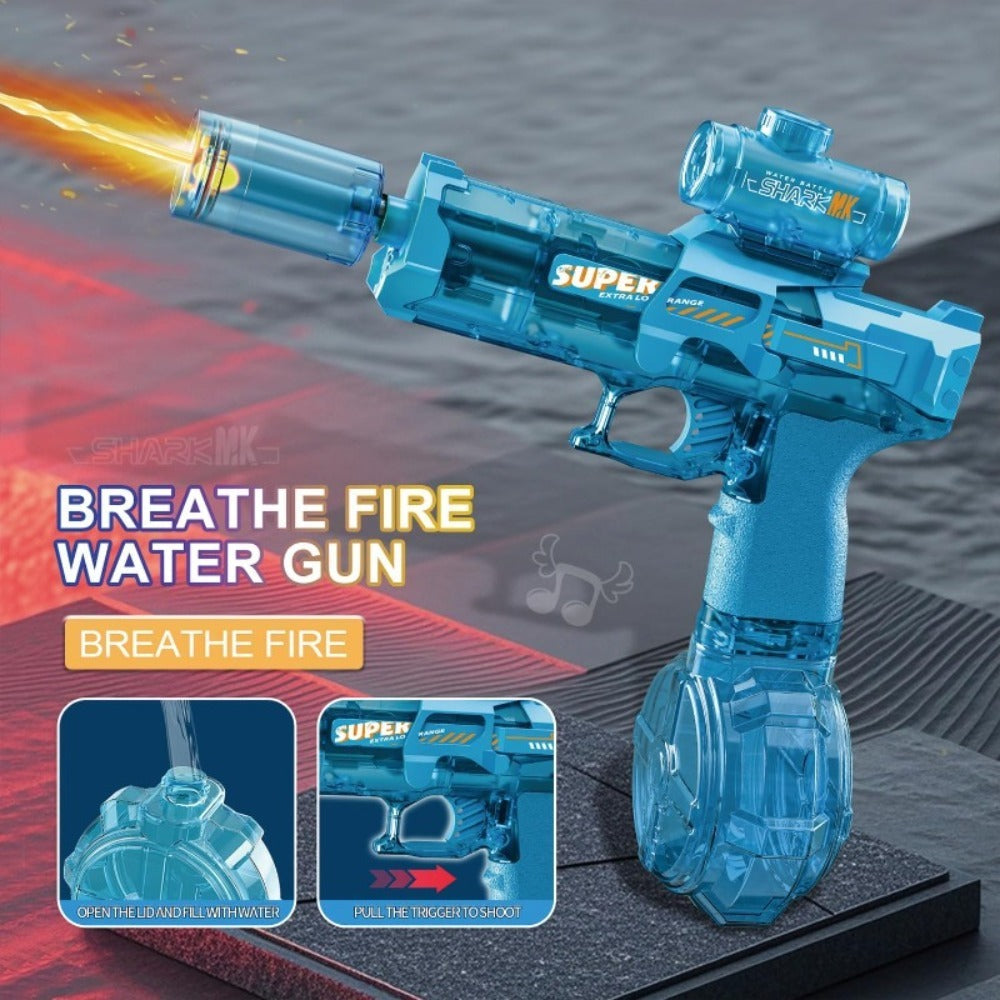 Kids Electric Water Gun with Large, Squirt Blaster for Boys & Girls, Outdoor Summer Toy for Swimming Pool Beach Lawn Backyard