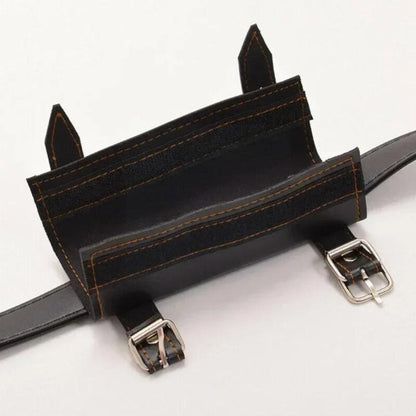 Sword Belt Holster with Dual Buckle Loops in Black or White for Katana-Style Costume Props