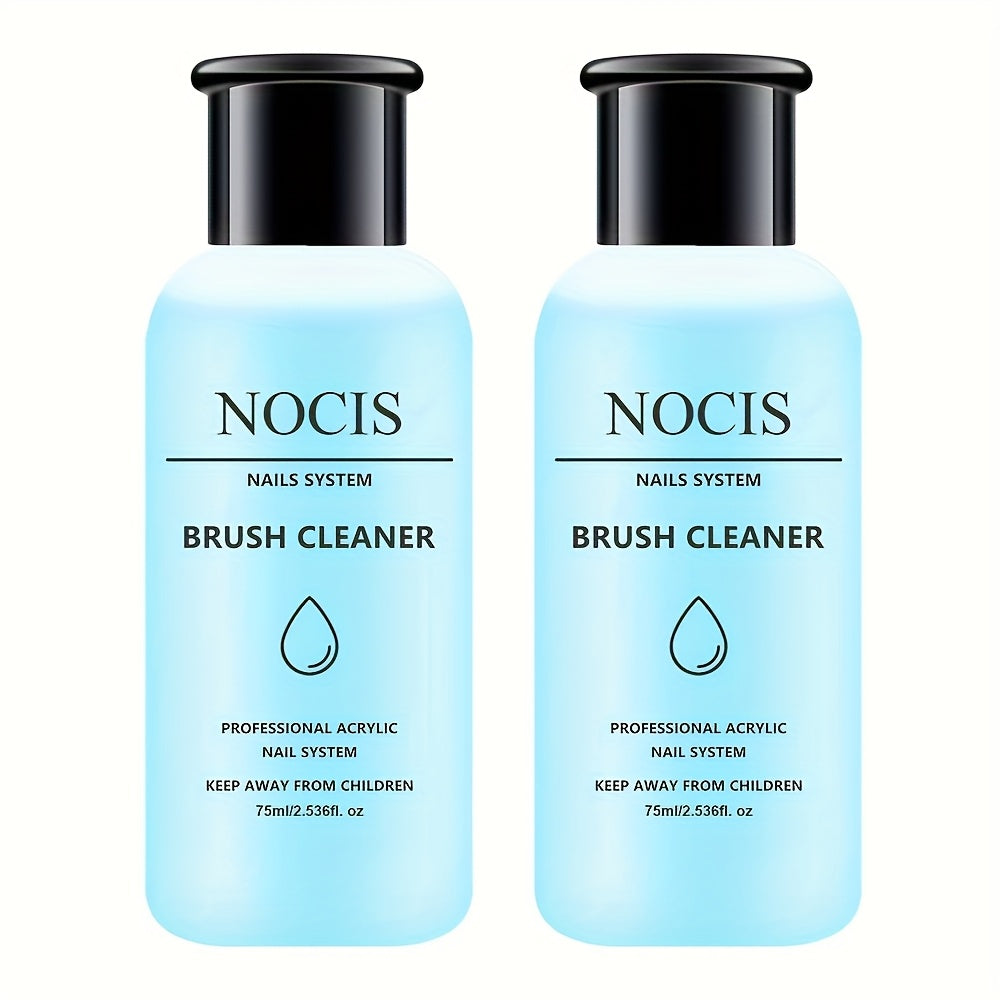 Acrylic Nail Brush Cleaner & Conditioner 2-Pack Wash Pen for Home and Salon Manicures, with the Listed Configuration