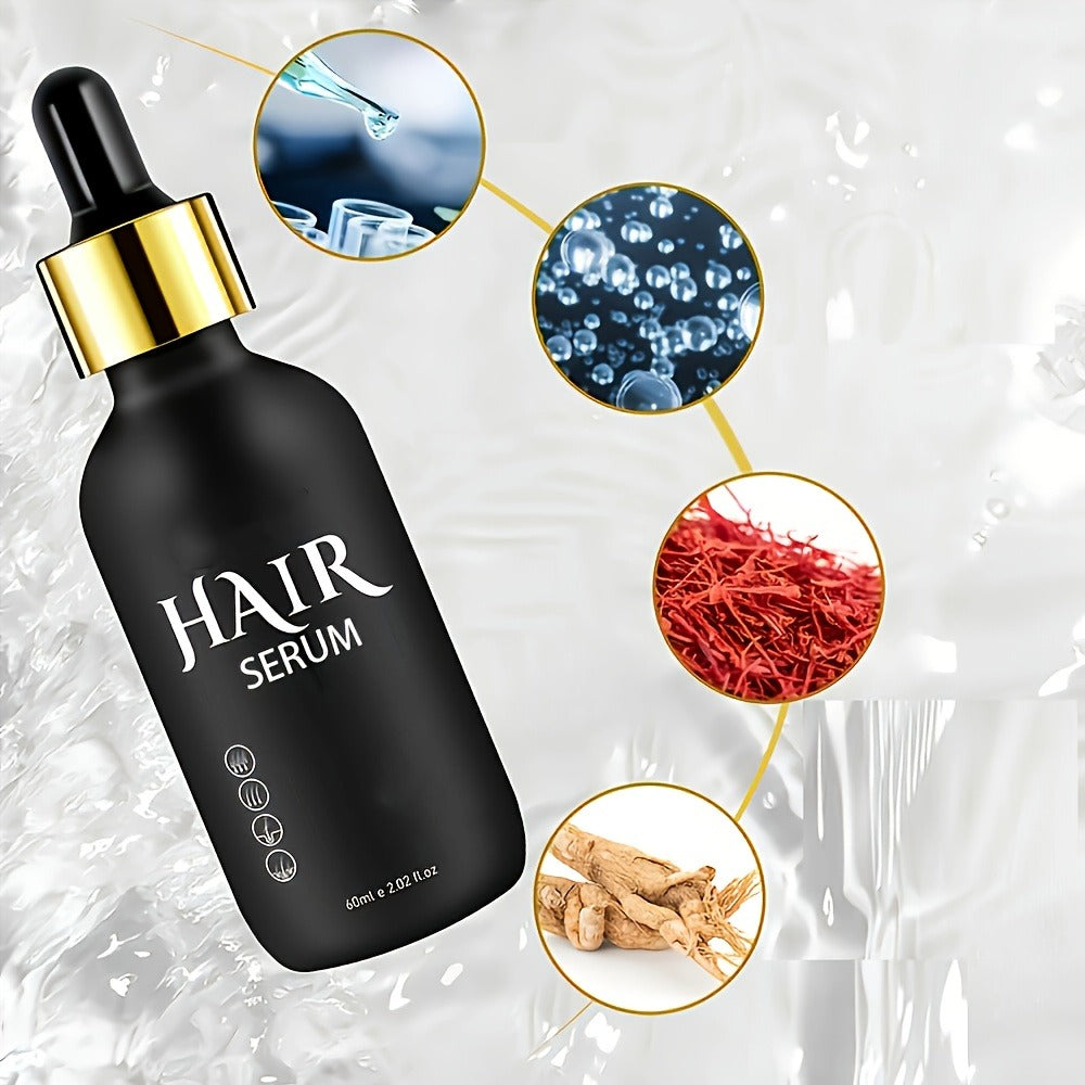 Hair Growth Serum Kit with Derma Roller, Anti Hair Loss Follicle Stimulating Scalp Treatment Essence