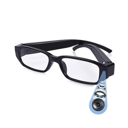 1080P HD Recording Glasses with TF Storage Card – Smart Camera Glasses, 65° Wide-Angle DV Video Recorder, Eye Protection Lenses