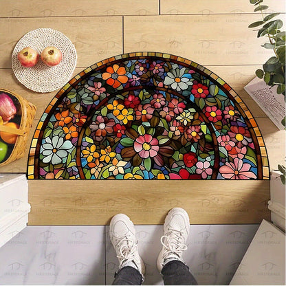 Door Mat | Washable Mandala Welcome Mat Entryway Bedroom Patio
