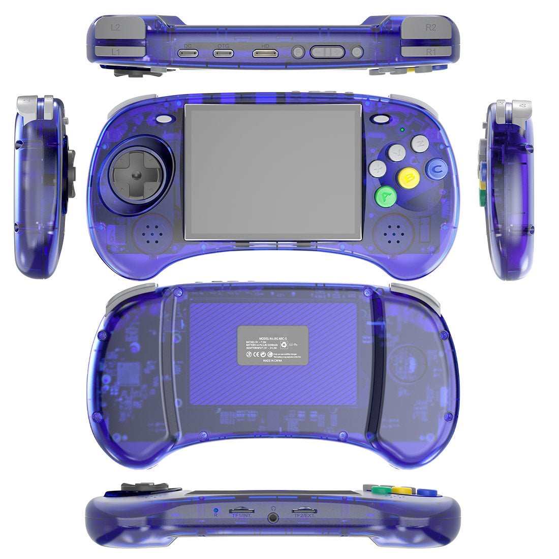 Handheld Game Console Anbernic RG ARC-S with 4-Inch IPS OCA Full-Lamination, 640x480, 128GB Options, 3500mAh Battery, Linux, HDMI