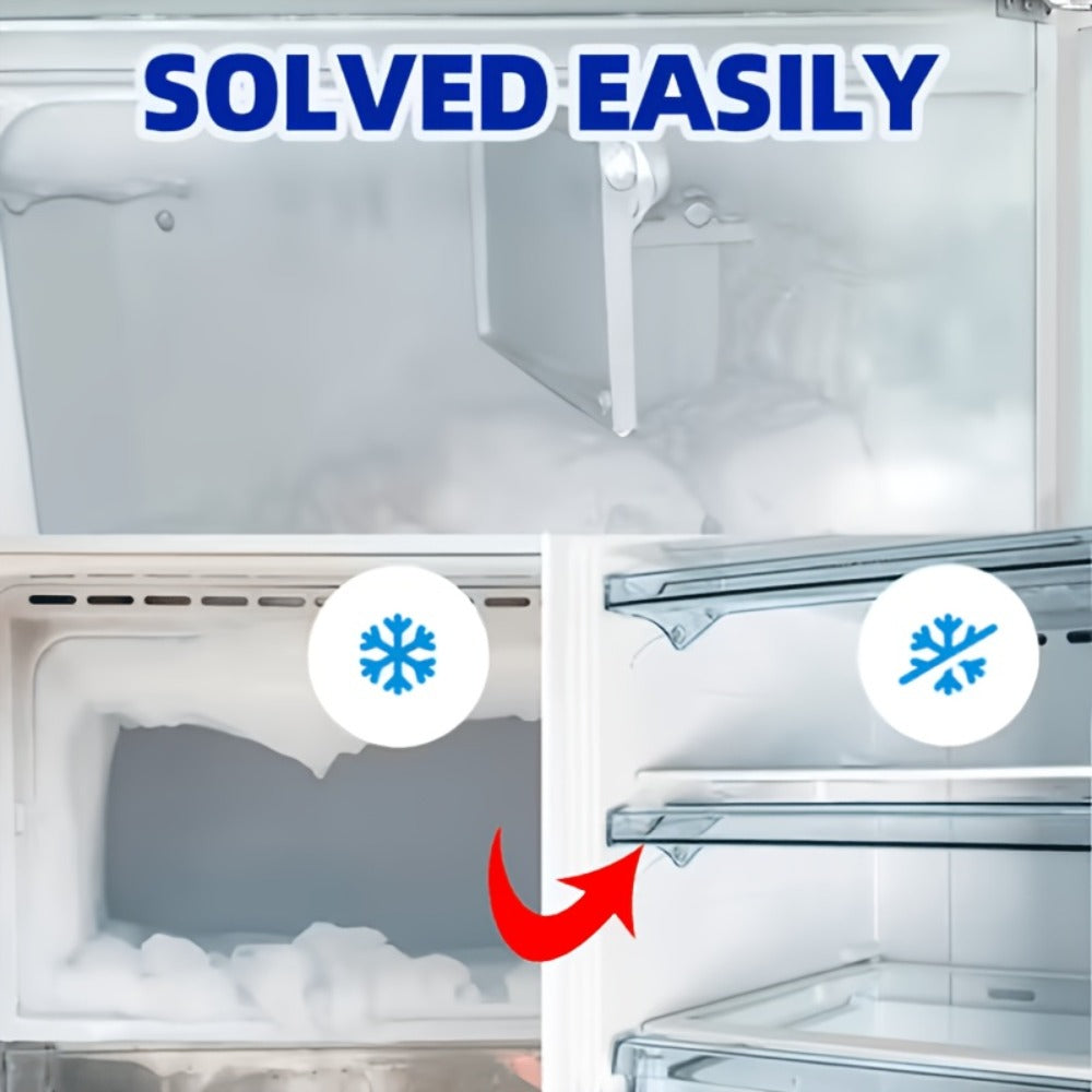 Refrigerator & Freezer De-Icer Spray – Fast Ice Melting & Anti-Freeze Solution for Household Fridges, RV Refrigerators & Freezer Coils