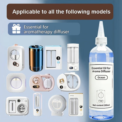 Aromatherapy Oil Refill 500ml Bottle with 10 Fragrance Options for Ultrasonic and Electric Diffusers