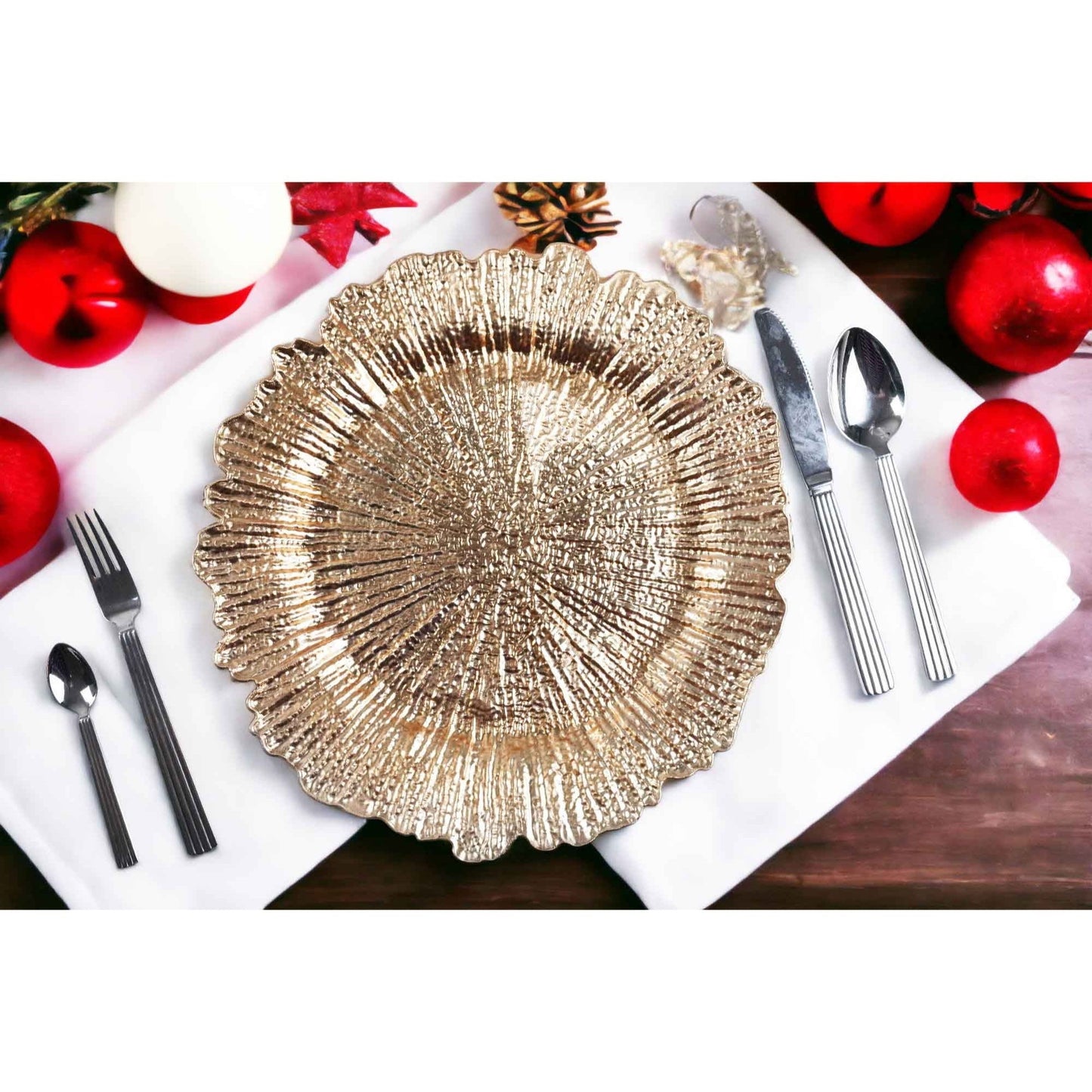 Charger Plates 13 Inch Set of 24 for Entryways, Bedrooms and Living Spaces, with the Listed Configuration