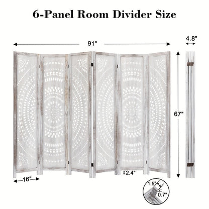 94.5-Inch Tall Room Divider with Added Privacy for Privacy and Space Definition
