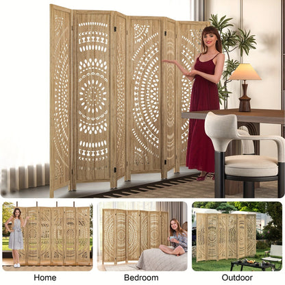 94.5-Inch Tall Room Divider with Added Privacy for Privacy and Space Definition