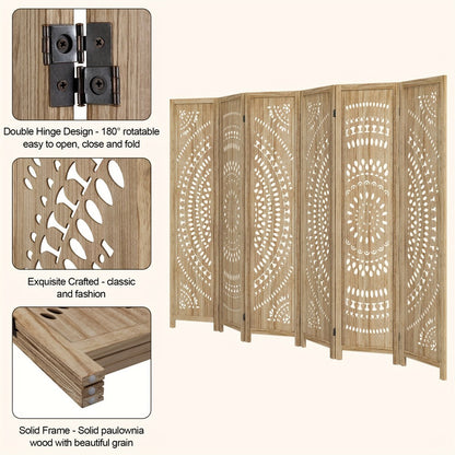 94.5-Inch Tall Room Divider with Added Privacy for Privacy and Space Definition