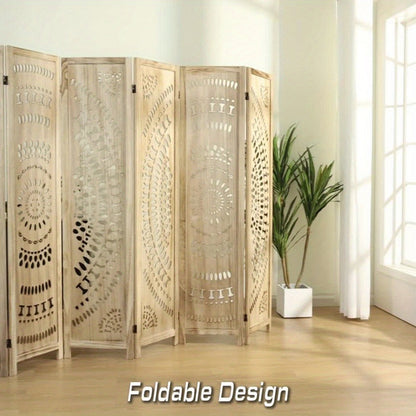 94.5-Inch Tall Room Divider with Added Privacy for Privacy and Space Definition