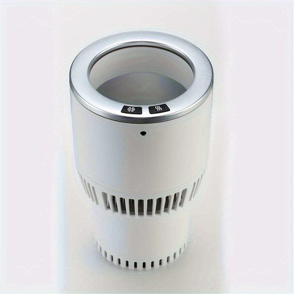 Car Cup Warmer & Cooler 2-in-1 – 12V Electric Heated & Cooled Beverage Holder for Car, Heats to 140°F Cools to 21°F